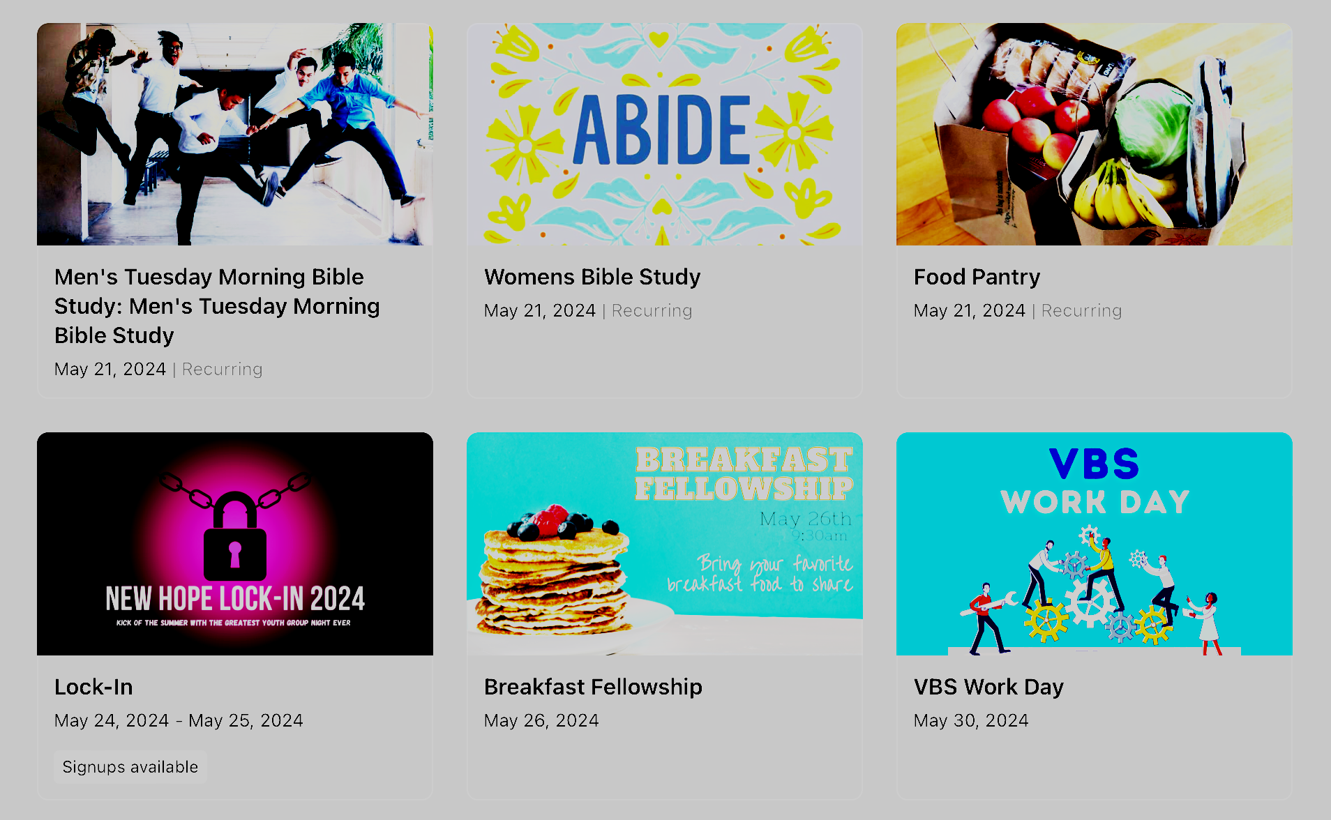 A collage of images with one that says abide