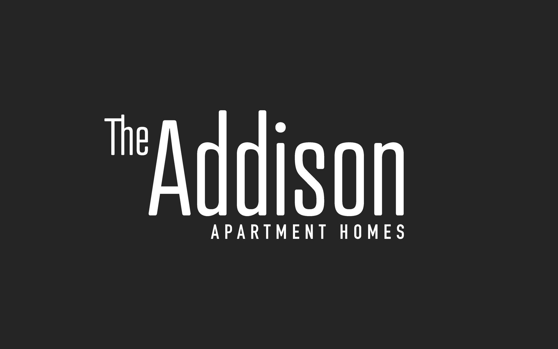 The Addison Apartment Homes Header Logo - Select to go home