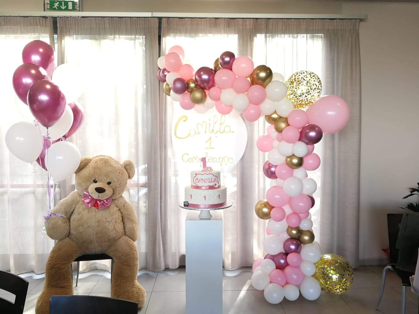 Decorazione per festa di compleanno di 1 anno