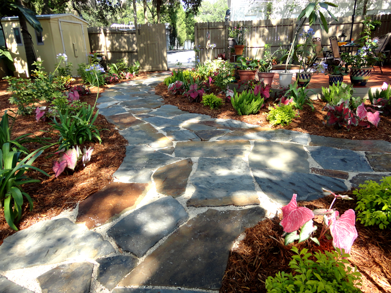 Eden Nursery | Clearwater, FL | Landscaping of Stone Walkway, Plants