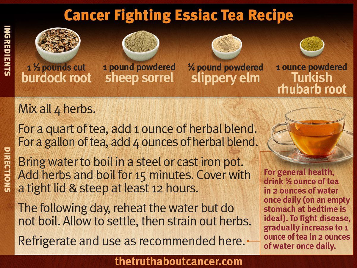 Cancer Fighting Essiac Tea Recipe from TheTruthAboutCancer.com