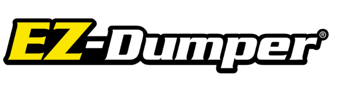 EZ-Dumper logo in yellow and white, with a shadow effect.