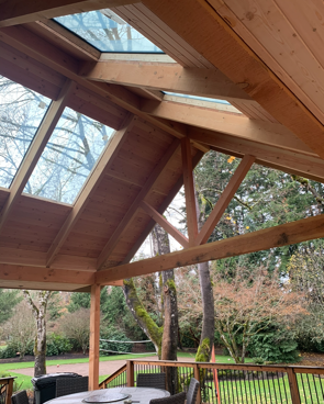 A building under construction with scaffolding and bricks