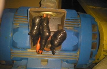 infrared testing - motor terminal box