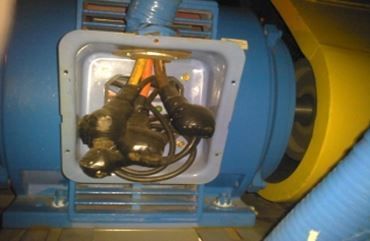 infrared testing - motor terminal box