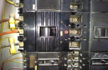 infrared testing - distribution panel pole breaker
