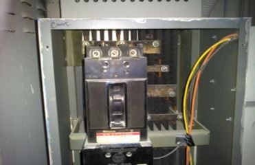infrared testing - bus duct breaker