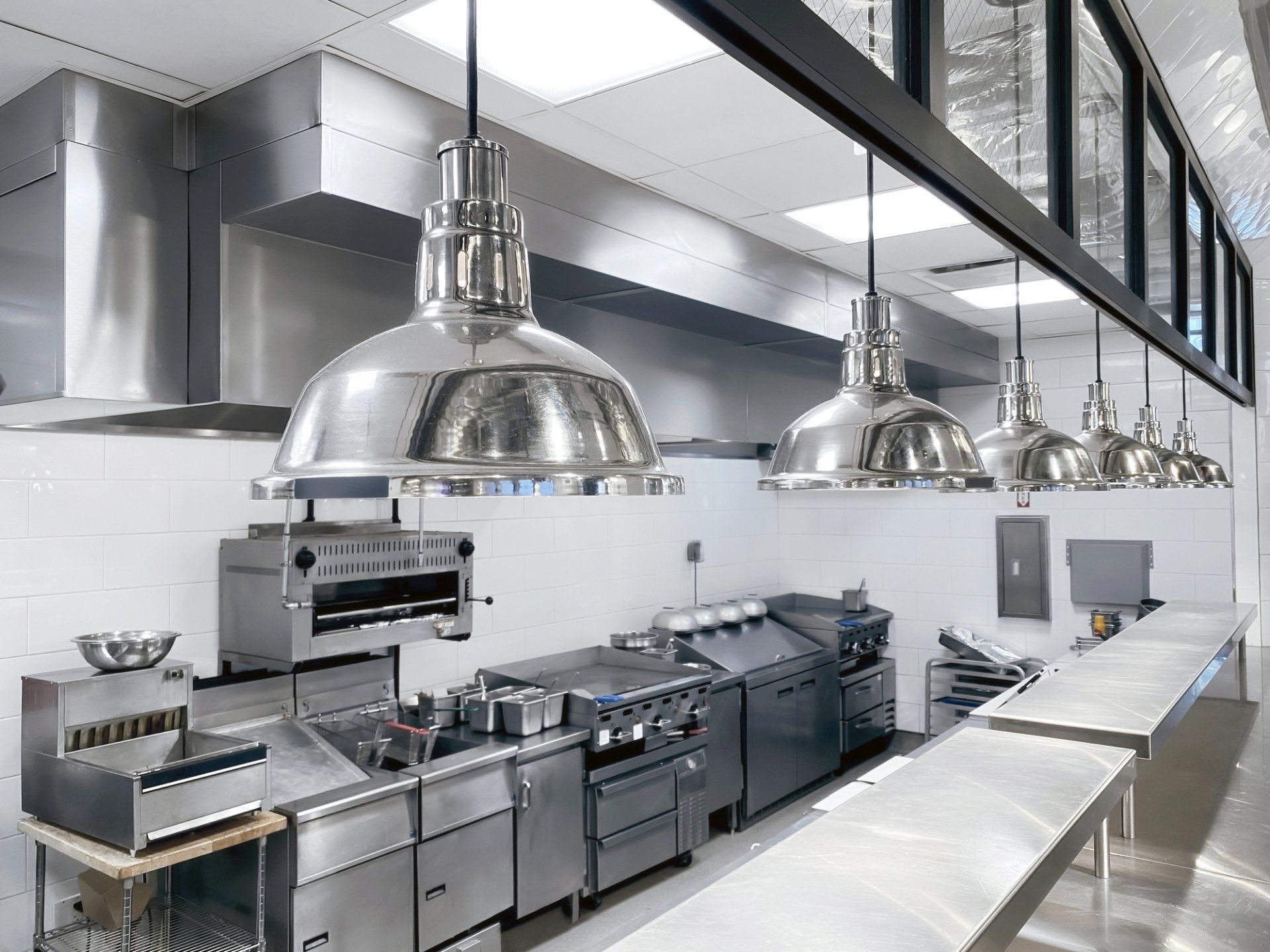 Modern New Commercial Kitchen — Newcastle, NSW — A1 Flue & Canopy Services Pty Ltd