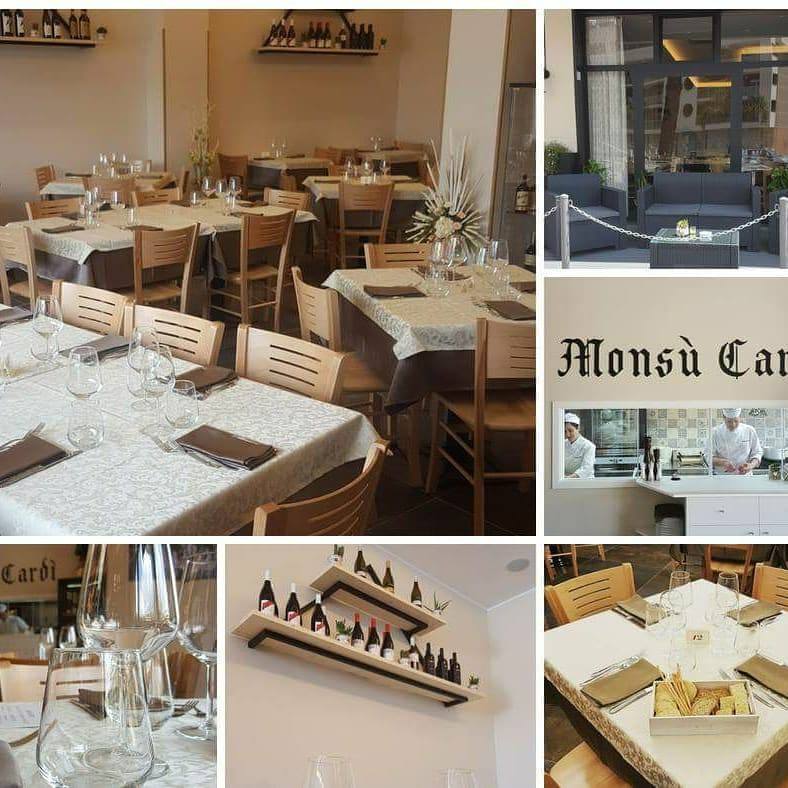 Tavoli e interno del ristorante