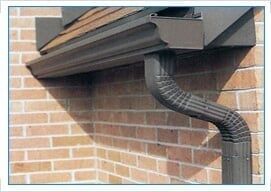 Close Up of New Gutter