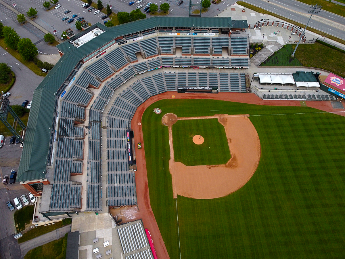 New Green Stadium Roofing | Altoona, PA | American Roofing