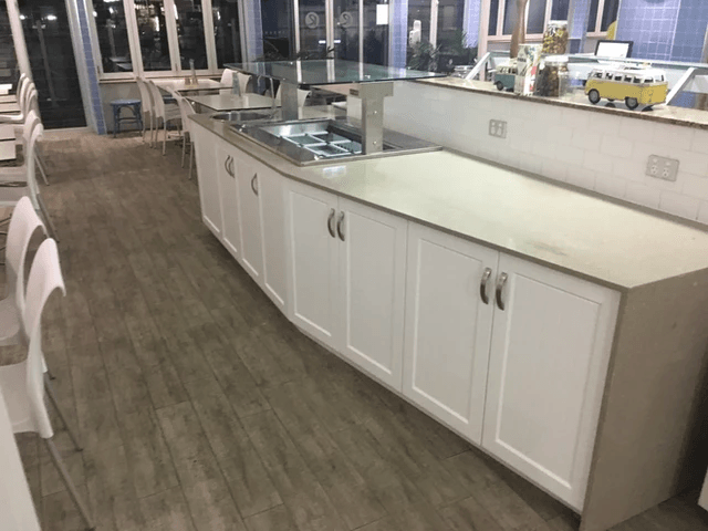 White Kitchen Cabinet — Kitchen Renovations in Chinderah, NSW