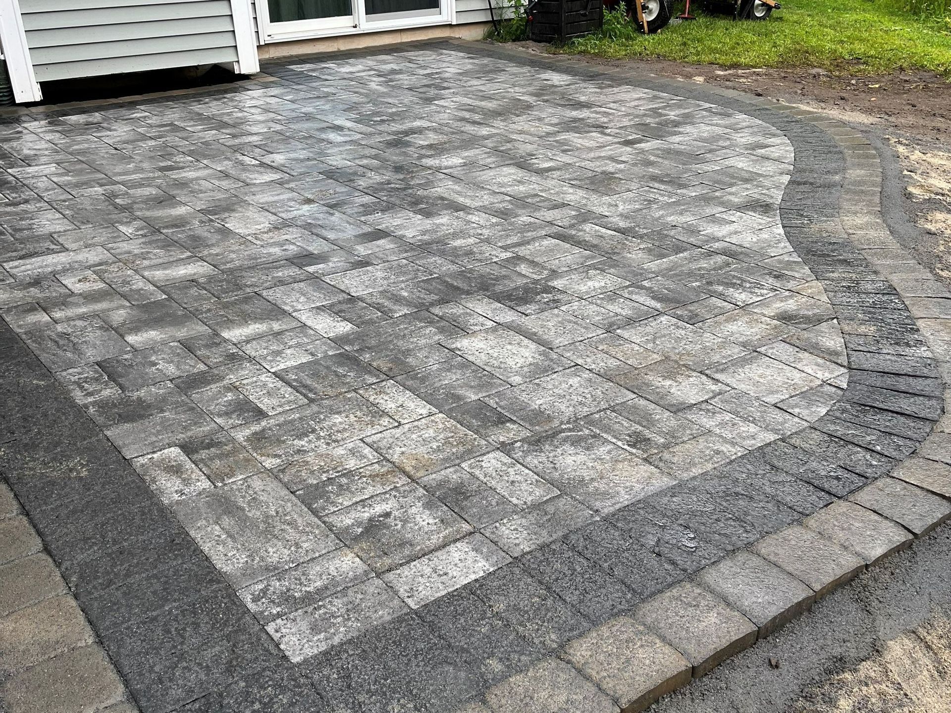 Patio in Front of the House — East Longmeadow, MA — Jon Starr Landscape and Design