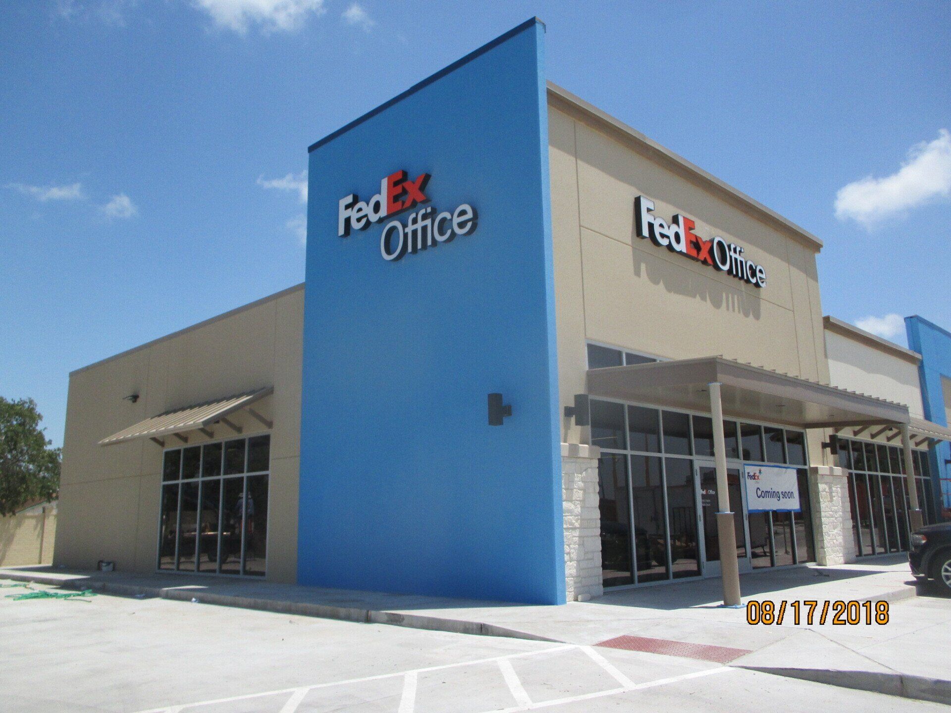 FedEx Office Building Signage — Homeport Sign Service & Lighting Maintenance, Inc.