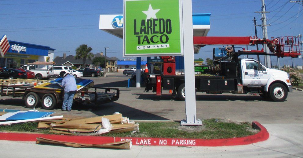 Laredo Taco Signage — Corpus Christi, TX — Homeport Sign Service & Lighting Maintenance