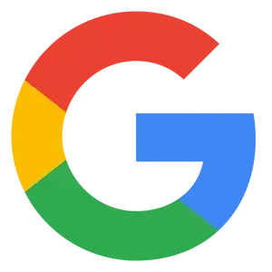Google logo, colorful letter