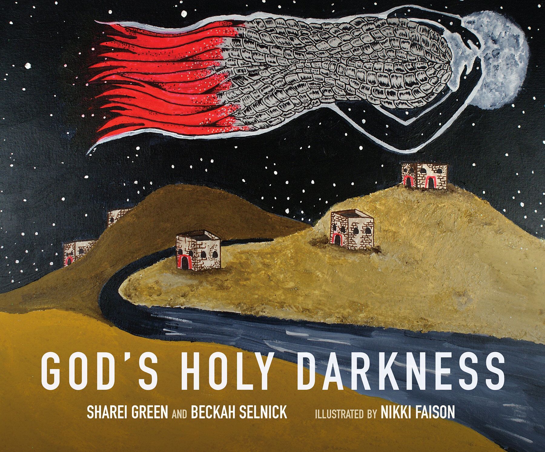 The cover of a book called God's Holy Darkness