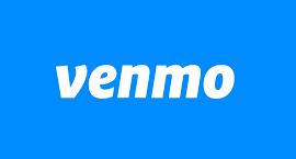 The logo for Venmo