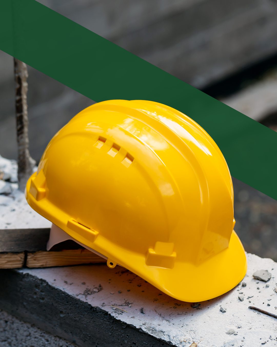Discarded Construction Helmet