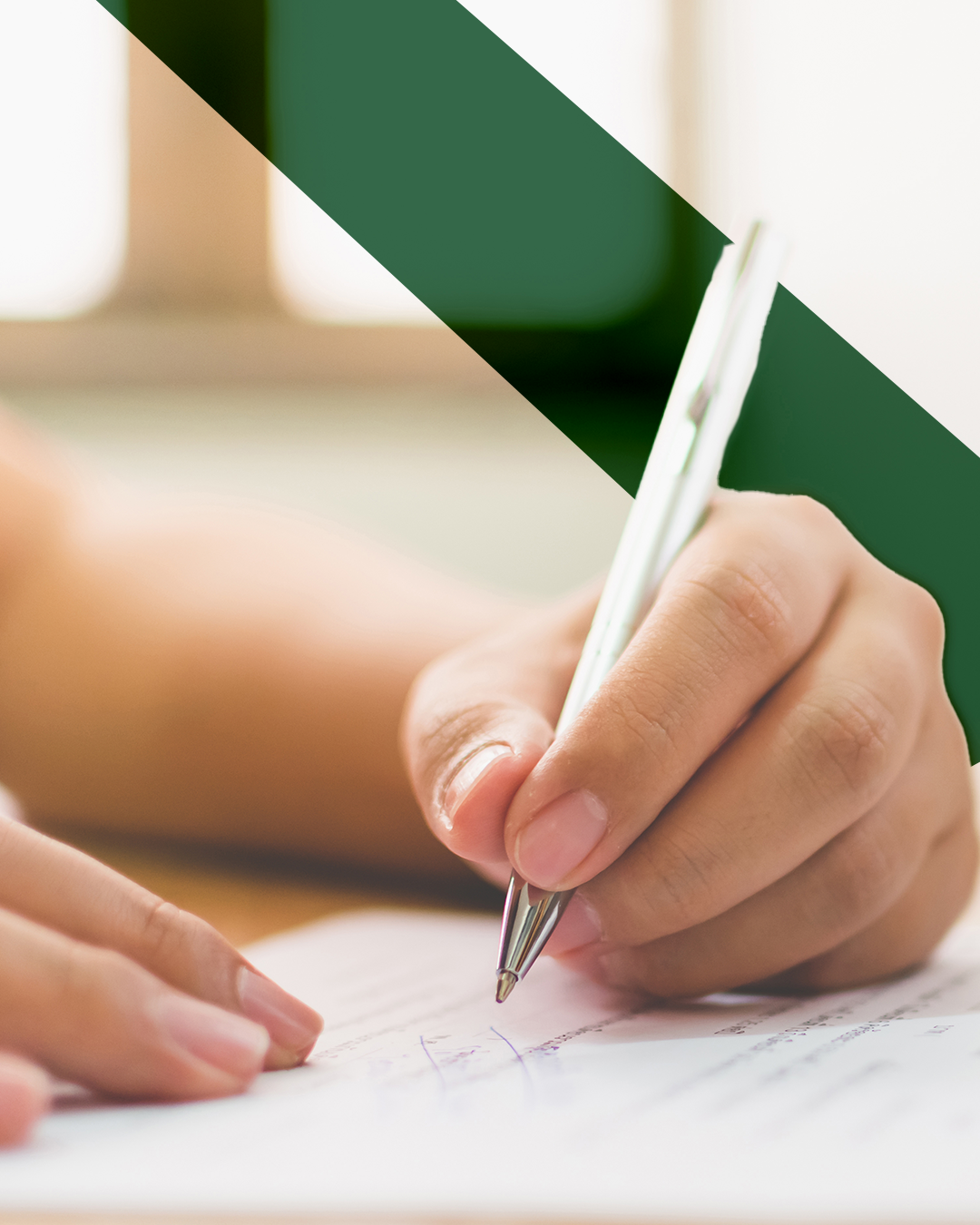Writing with a pen - Slusser Law Firm