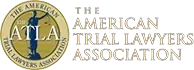 The logo for the american trial lawyers association