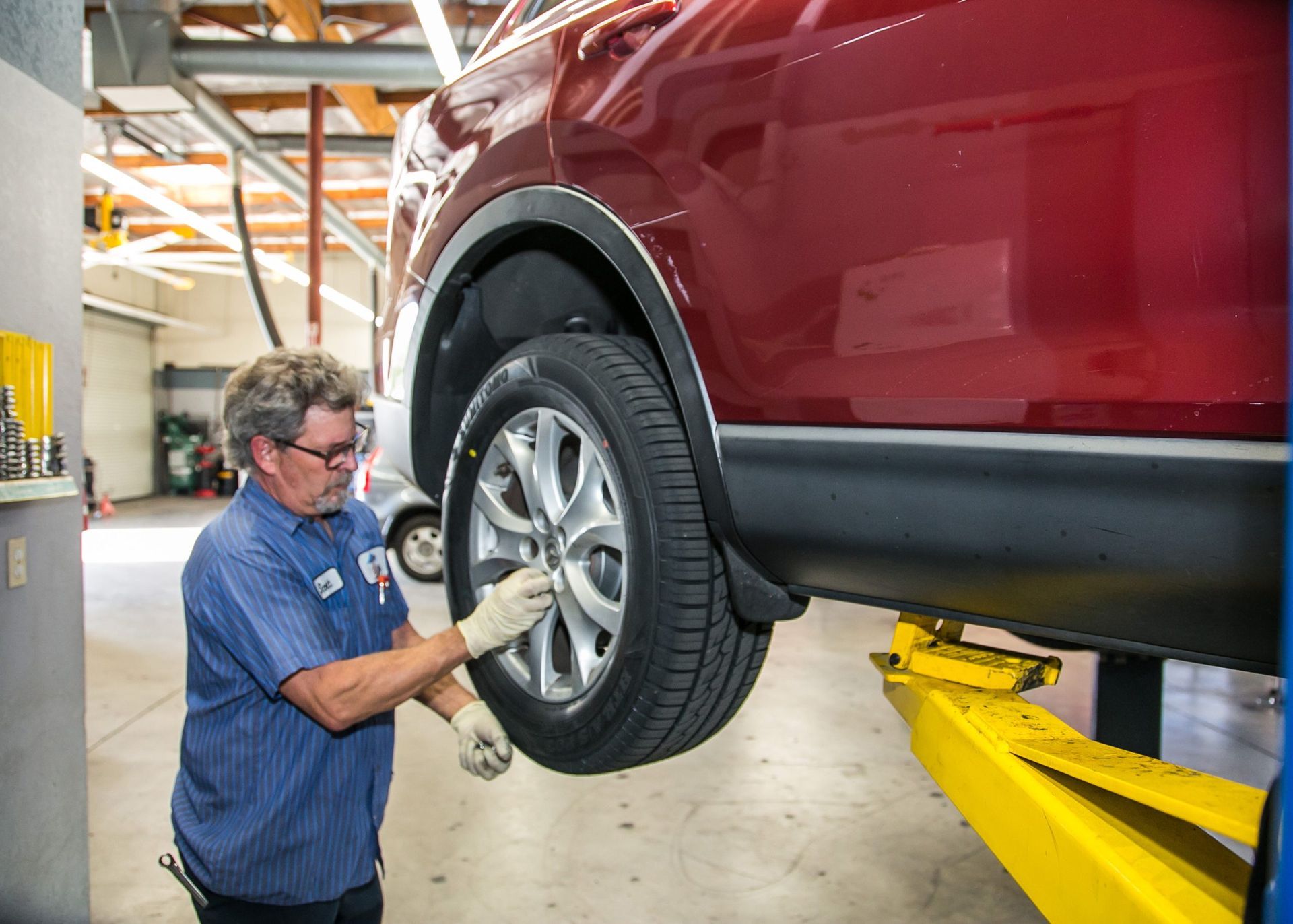 Scott Fixing A Car | Foothill Auto Service