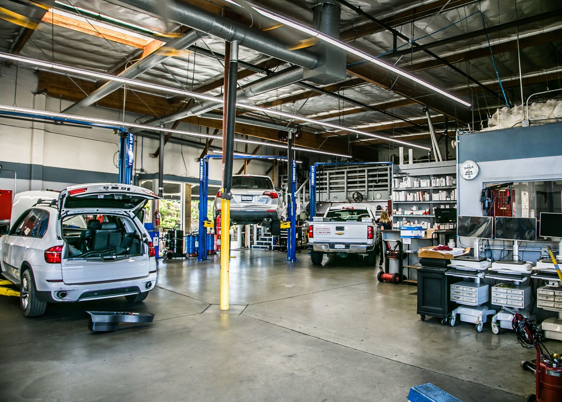 In the Service Garage | Foothill Auto Service