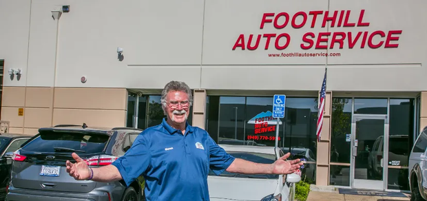 Glenn In Front of The Shop | Foothill Auto Service