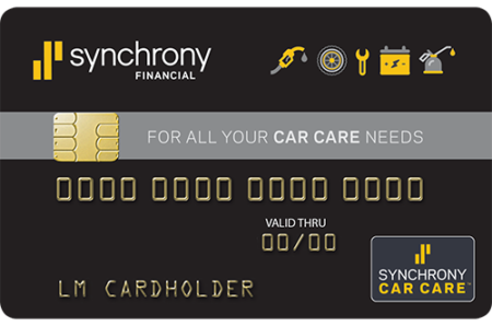 Synchrony Finance Card Image | Foothill Auto Service