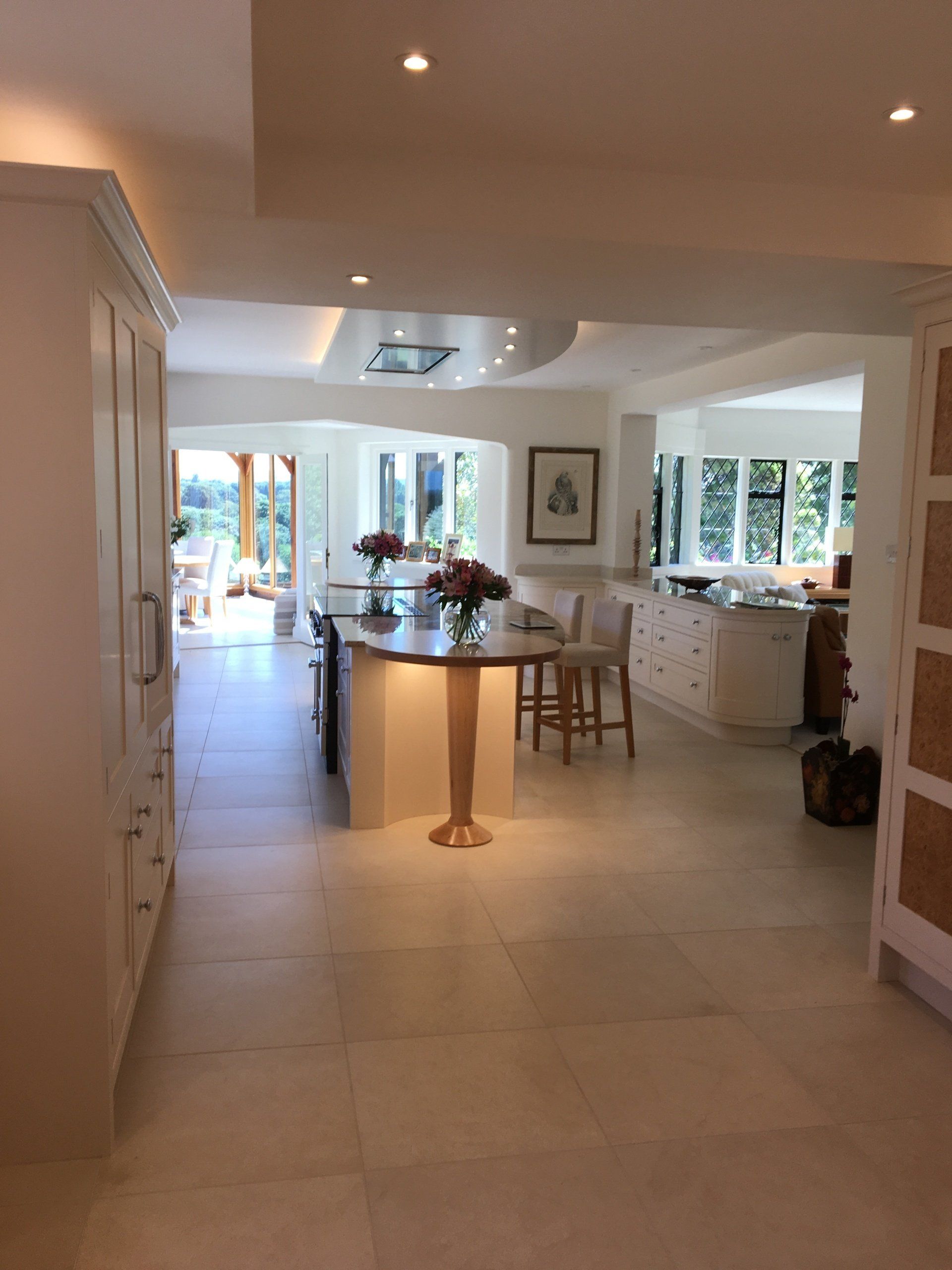 Cream and beige combination interiors