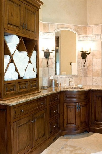 Wooden Bathroom Cabinet — Forrest, IL — Knapp Kitchens