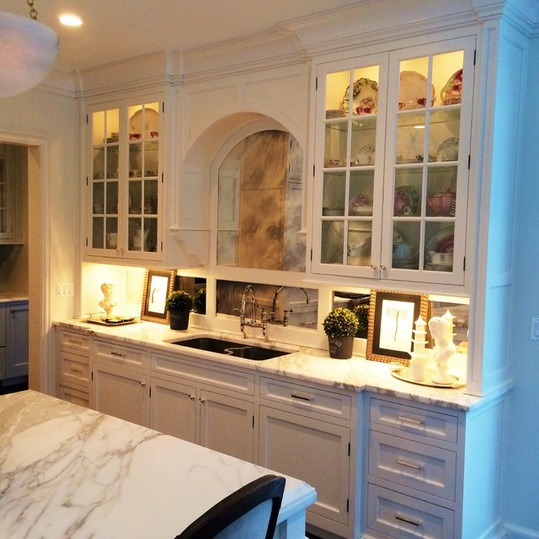 White Kitchen Setup — Forrest, IL — Knapp Kitchens