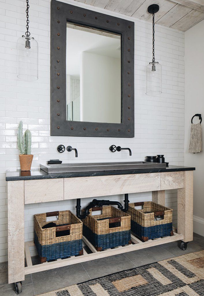 Bathroom Sink with Baskets — Forrest, IL — Knapp Kitchens