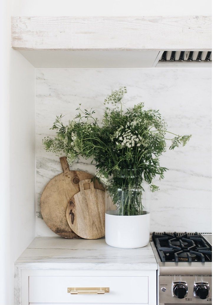 Chopping Boards with Plant Decoration — Forrest, IL — Knapp Kitchens