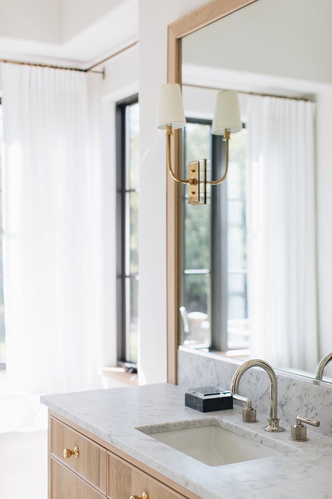 Light on Mirror — Forrest, IL — Knapp Kitchens