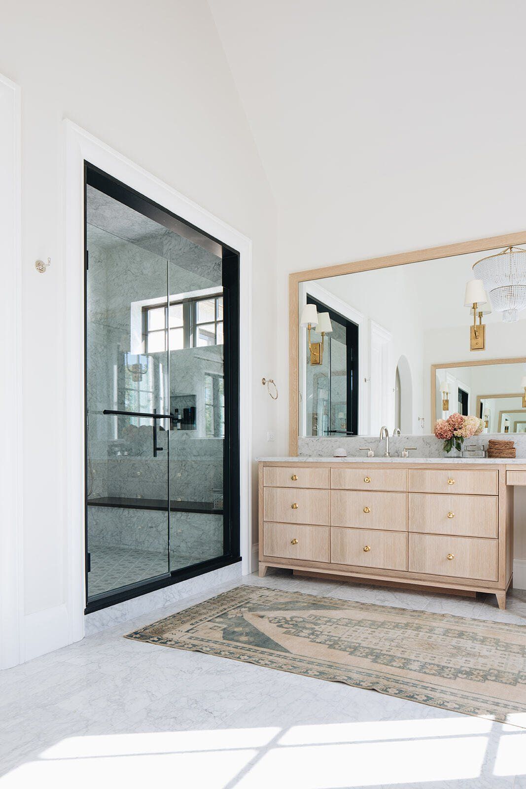 Glass Door and Bathroom Sink — Forrest, IL — Knapp Kitchens