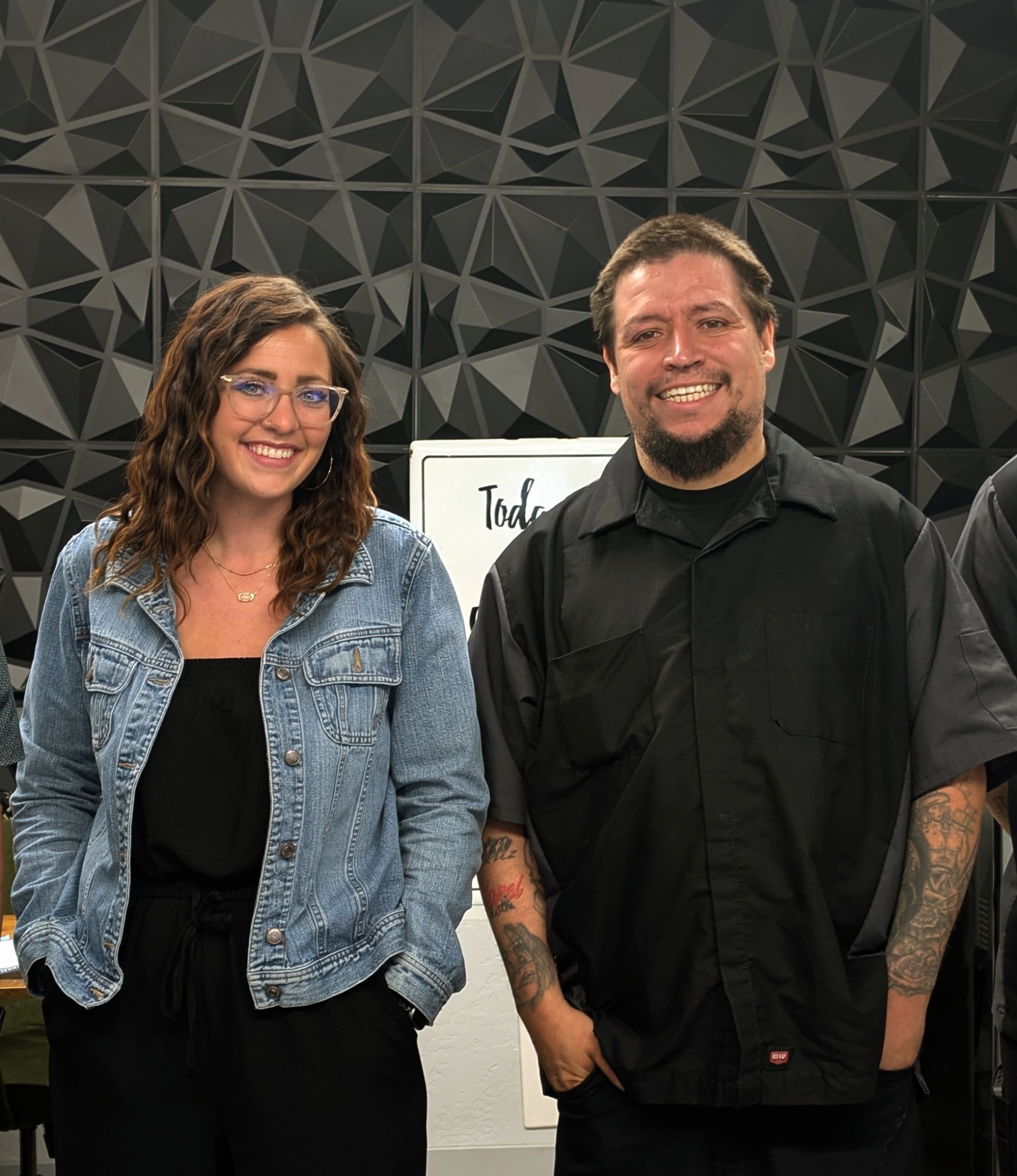 Owners of Know a Guy Auto Repair Katelyn and Zach smiling | Know a Guy Auto Repair