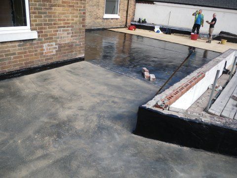 Mastic asphalt roofing preparation
