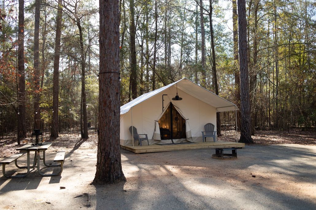 Glamping in Lula, near Gainesville, GA Timberline Glamping