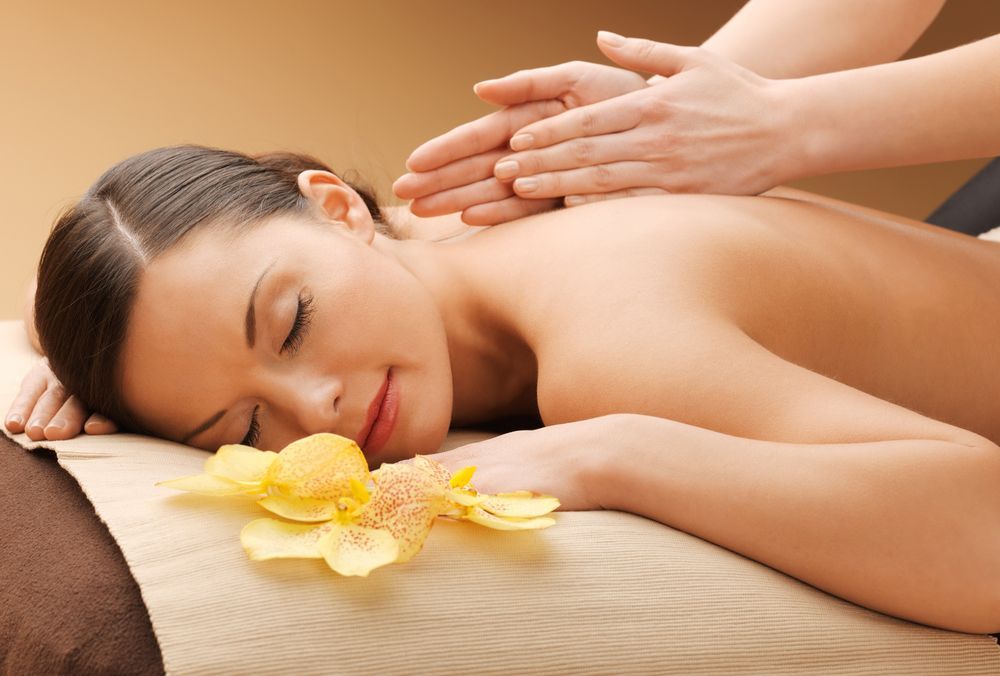 Woman Receiving a Back Massage at a Spa — A1 Coffs Harbour in Coffs Harbour, NSW