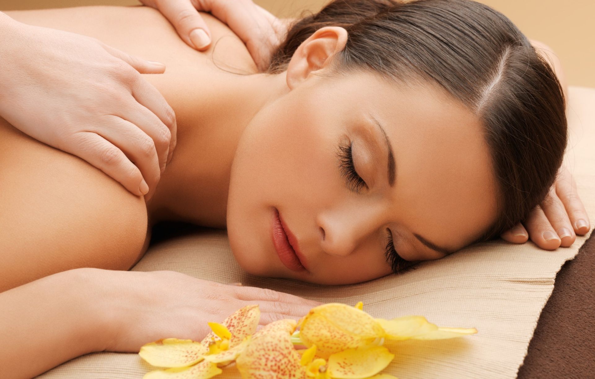 Woman Receiving a Back Massage at a Spa — A1 Coffs Harbour in Coffs Harbour, NSW