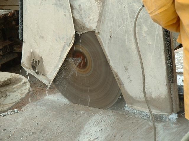 Cutting work in progress