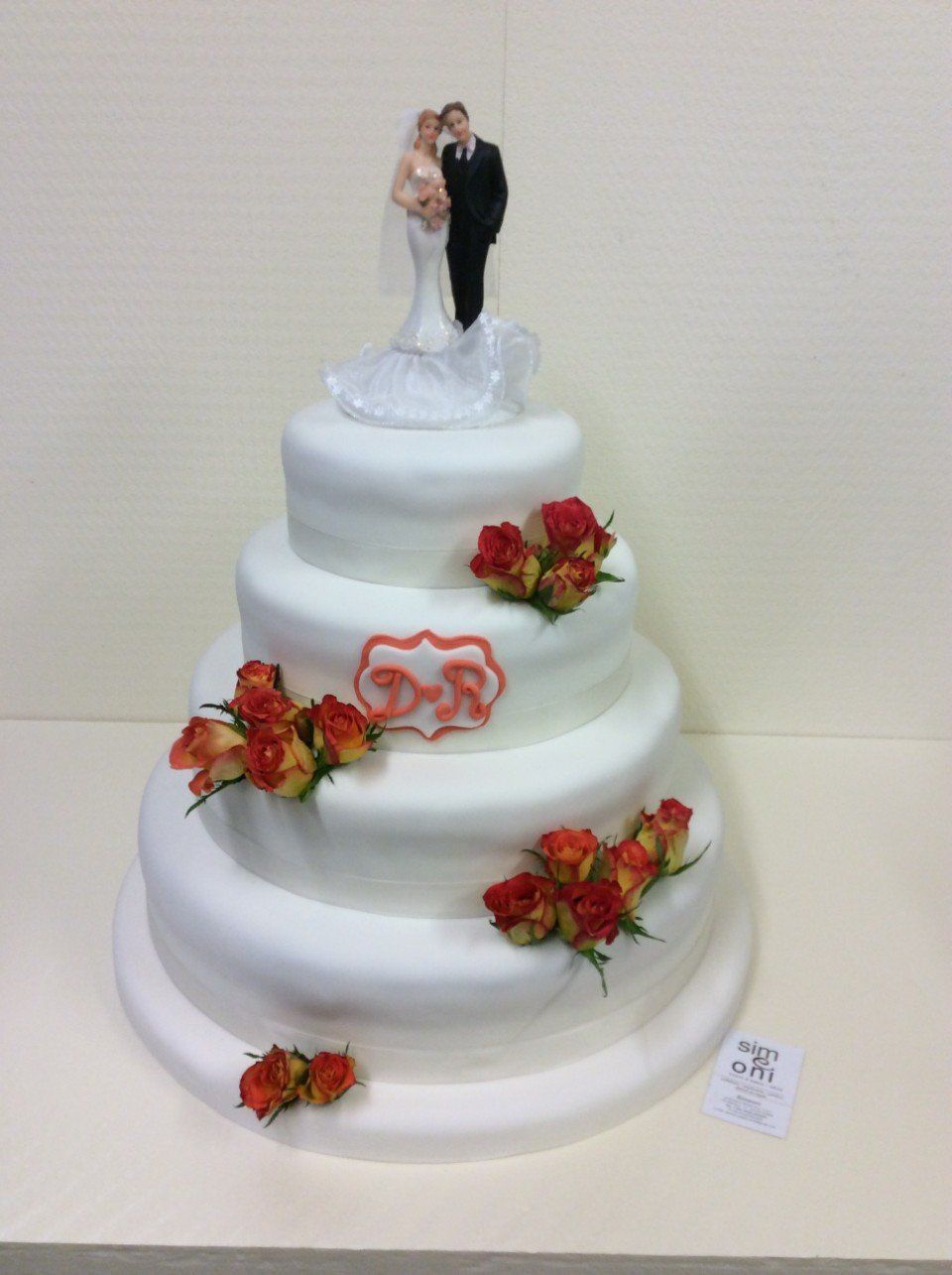 Torta per matrimonio multistrato