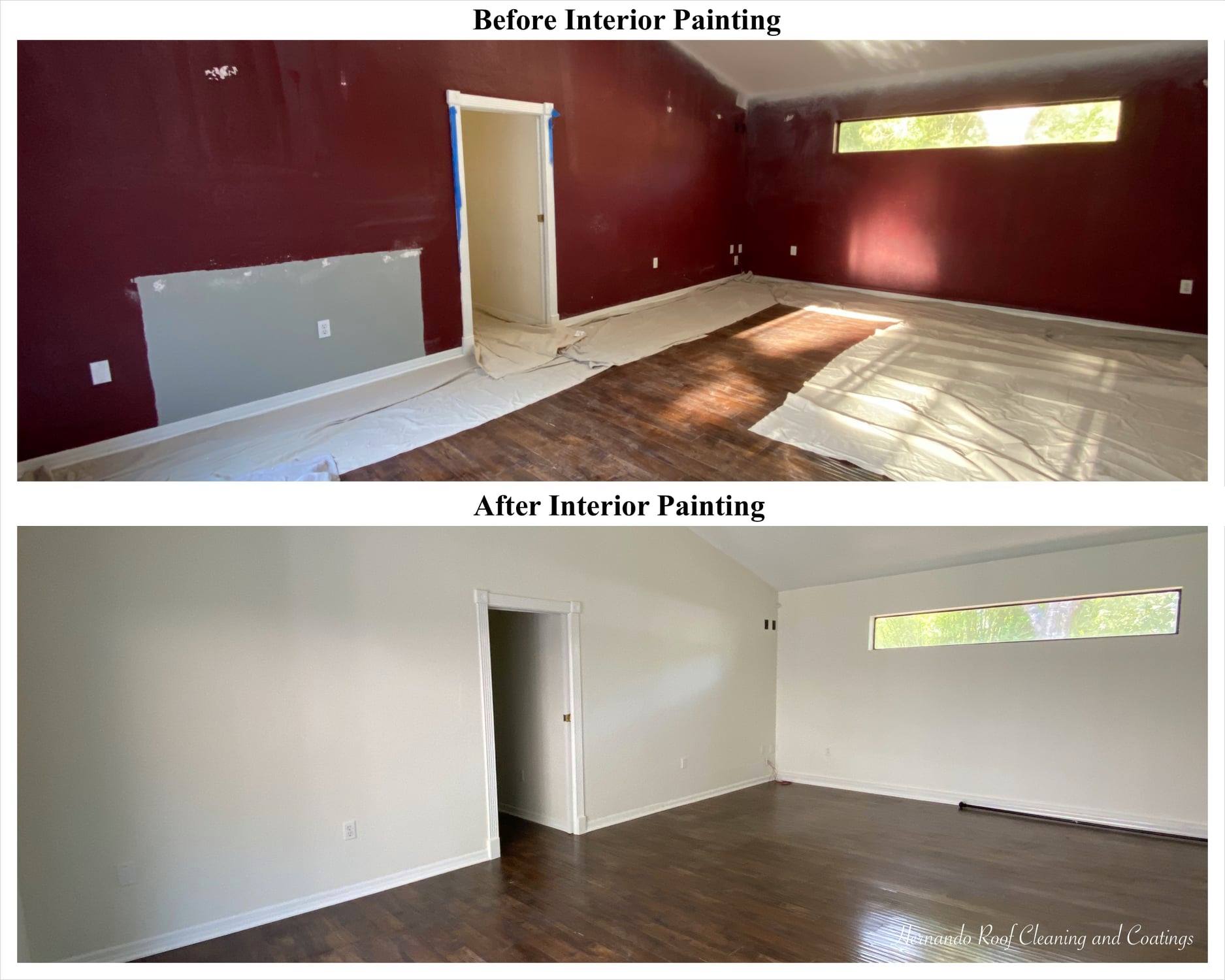 Interior Painting | Spring Hill, FL | Hernando Roof Cleaning & Coatings