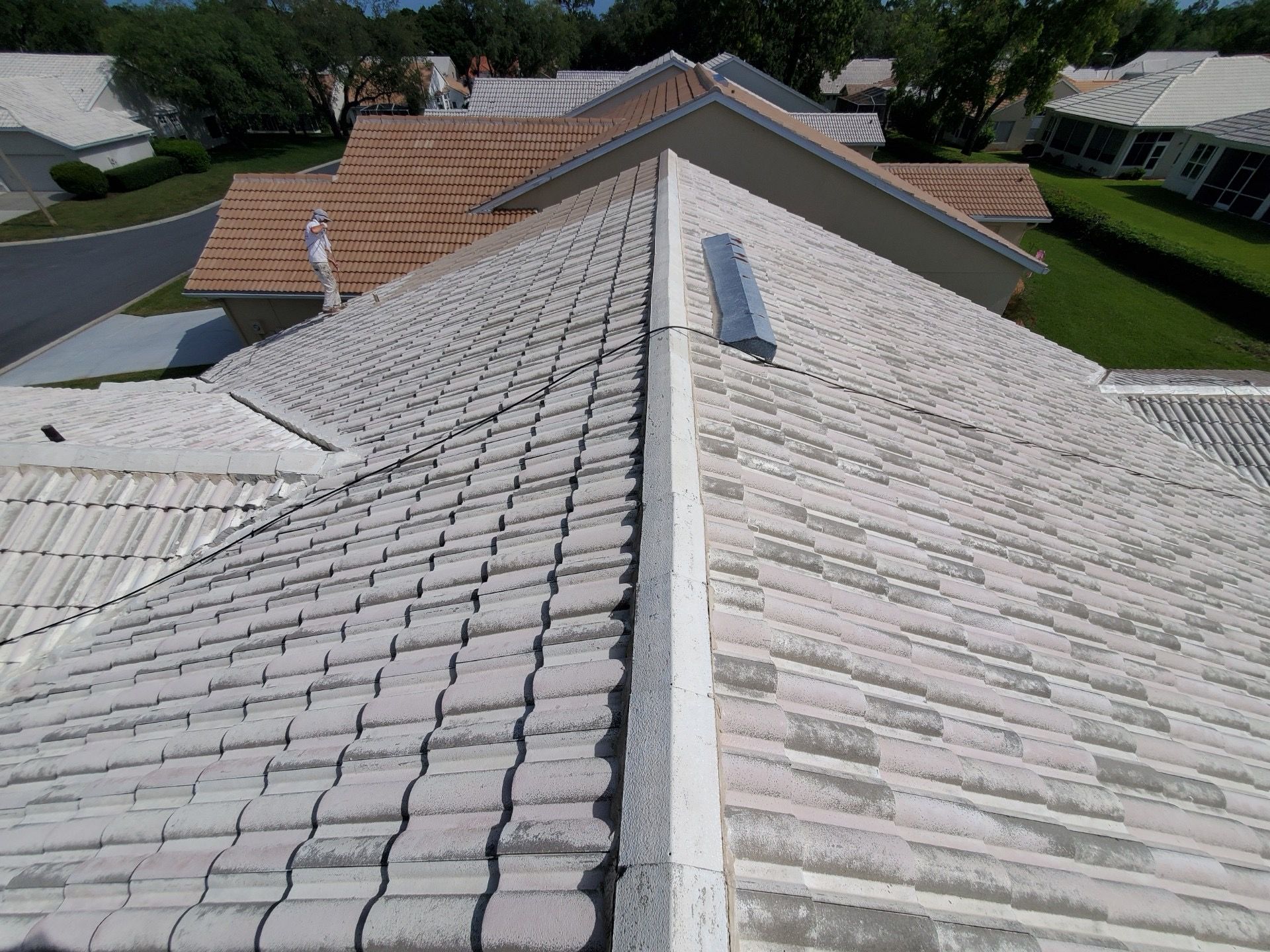 Before roof painting | Spring Hill, FL