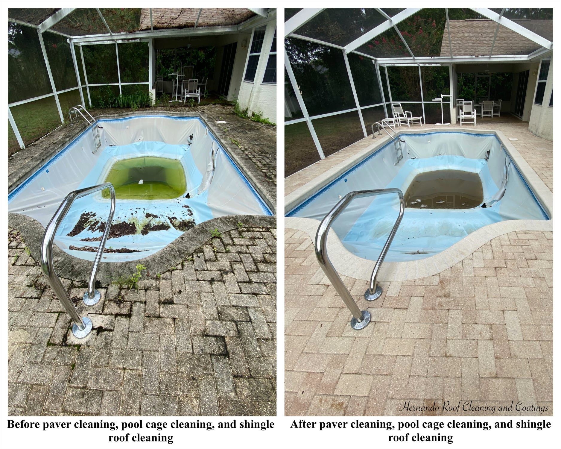 Pool refinishing | Spring Hill, FL | Hernando Roof Cleaning & Coatings