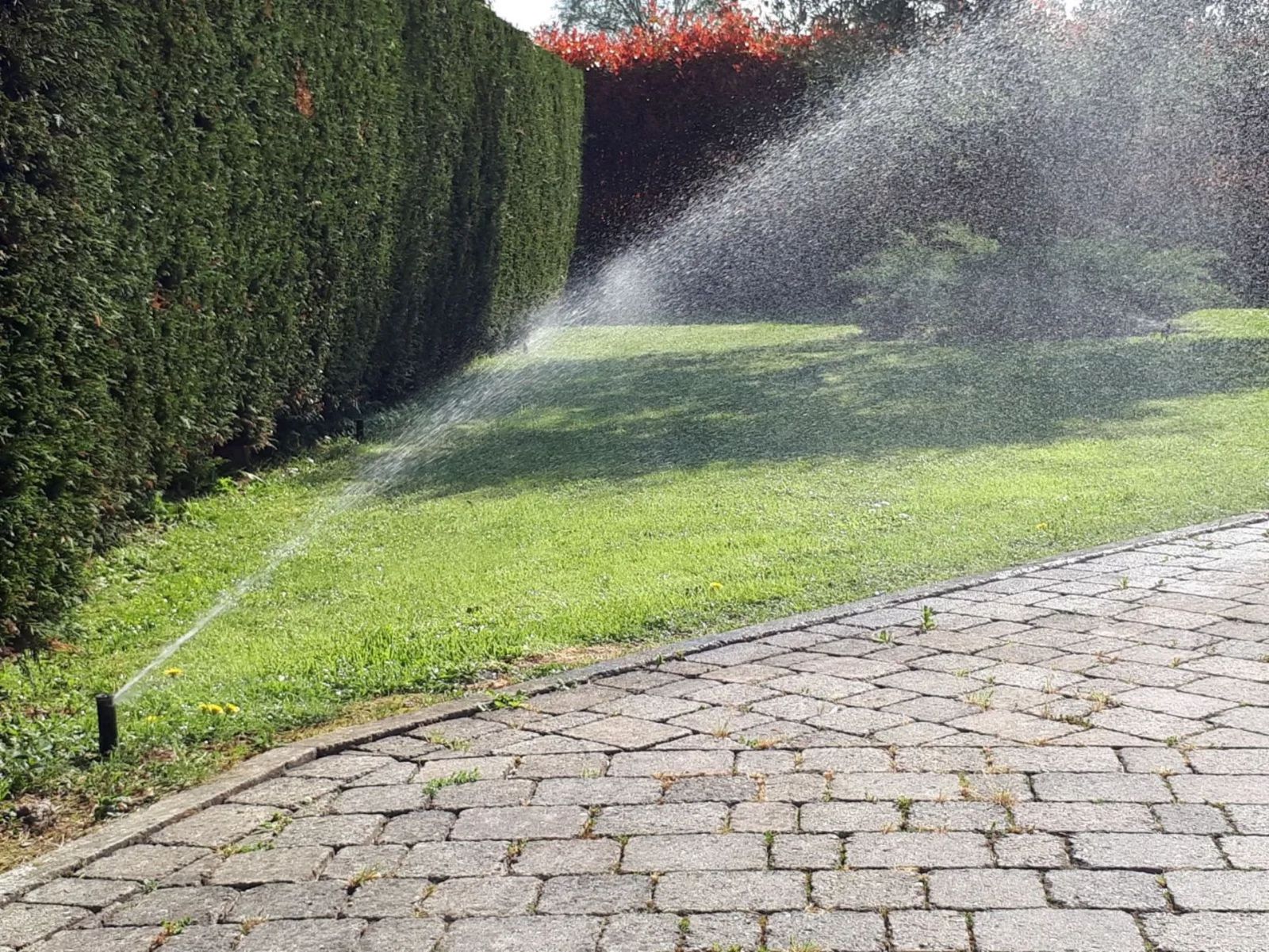 Impianto di irrigazione giardino privato