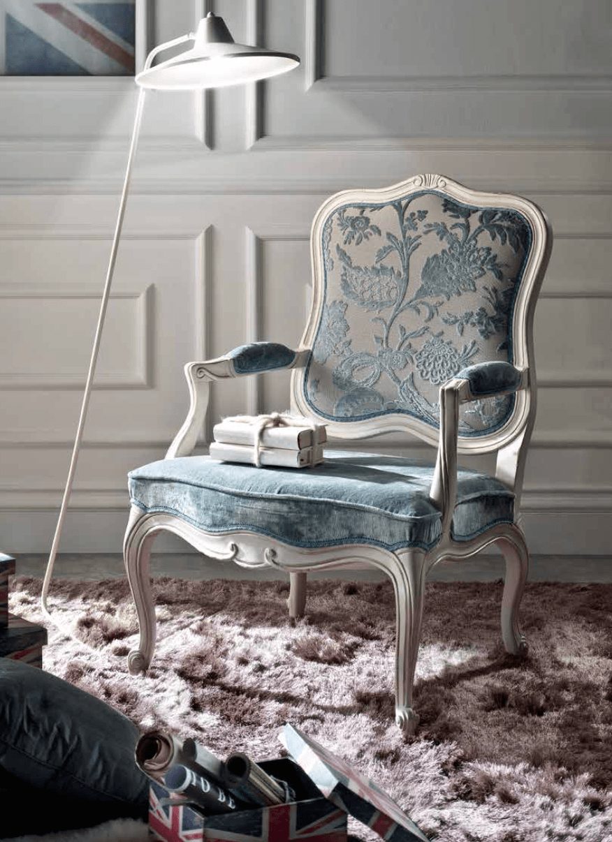 poltrona in stile vintage