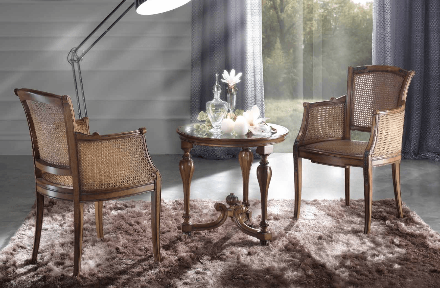 tavolino e sedie vintage