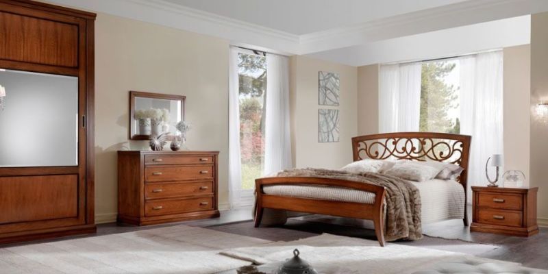 Camera in legno chiaro